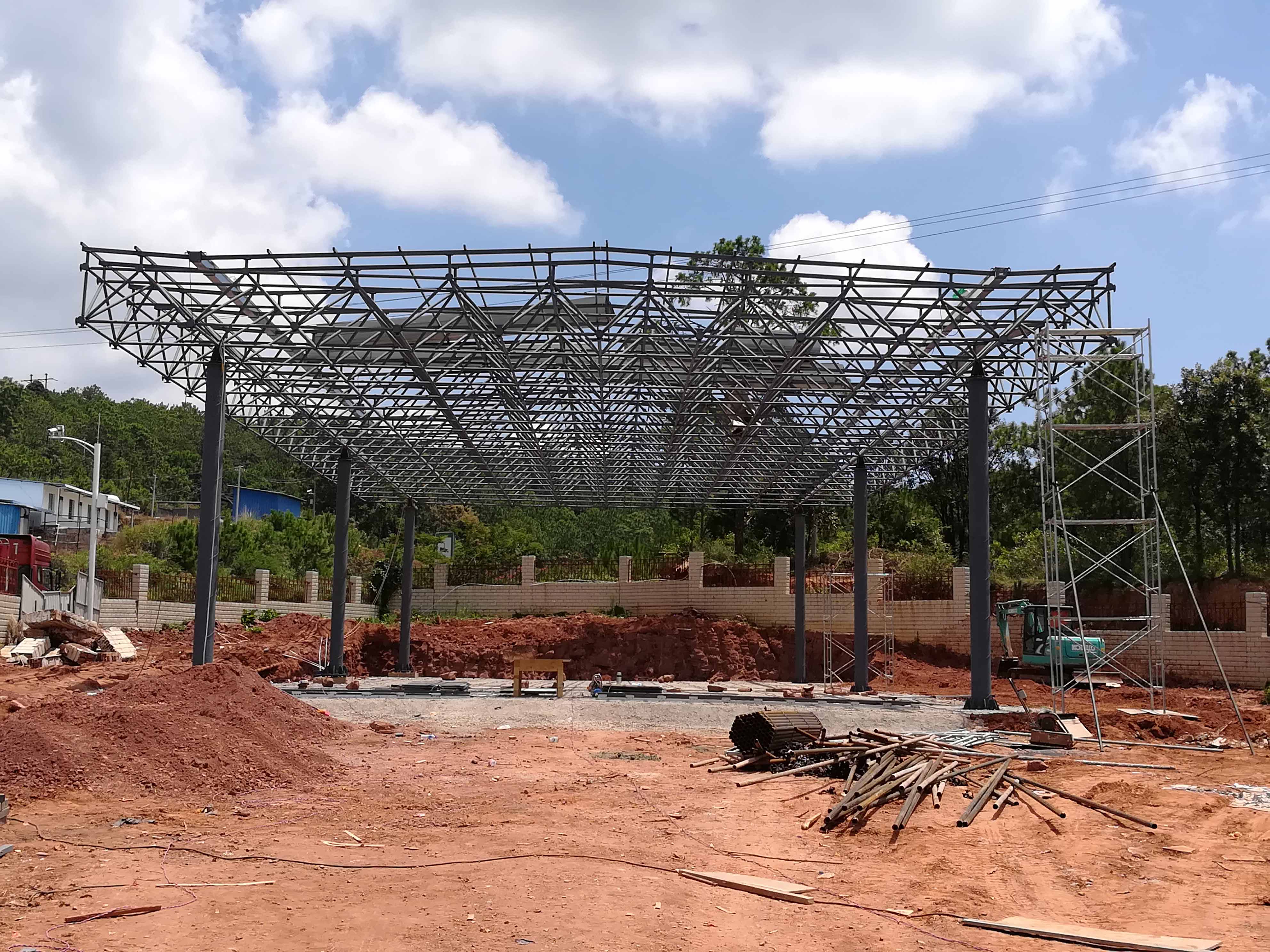 许昌加油站网架屋面